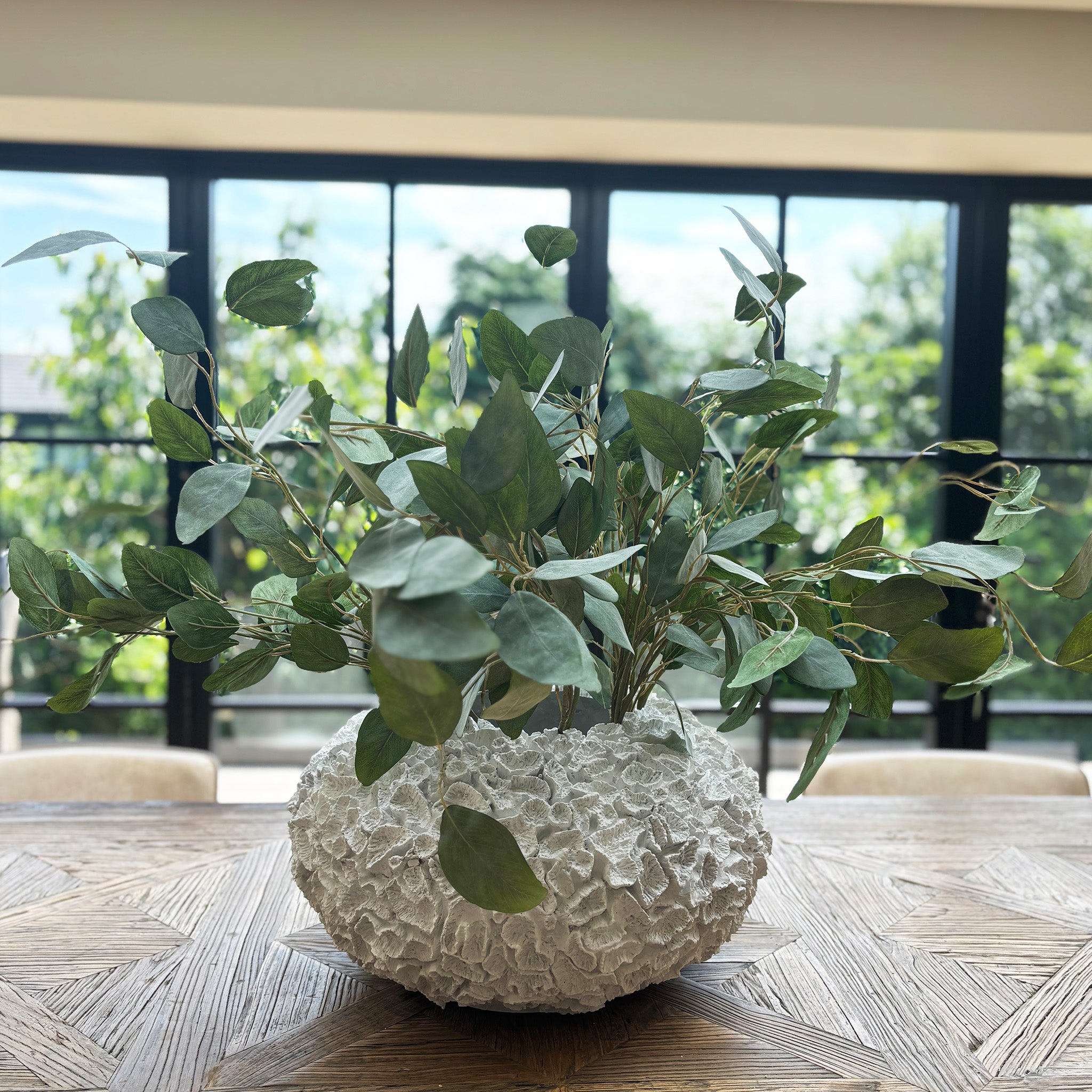 Large Coral Textured Vase